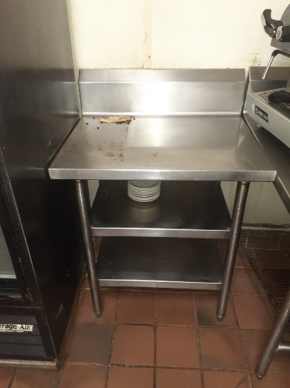 30 Inch Stainless Steel Table with Double Undershelf