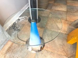 Glass Table with Illuminated Base, 24