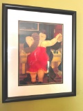 Botero Style Painting