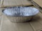 Case of (600) Small Oval Aluminum Baking Pan
