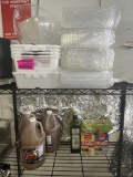 Contents of Rack - Paper Products & New Food (RACK NOT INCLUDED)