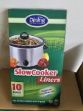 Case of (24) Boxes of (10) Slow Coocer Liners
