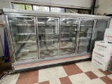 13' Refrigerated Merchandiser / 5 Glass Door Cooler (On & Cold) Remoste Compressor