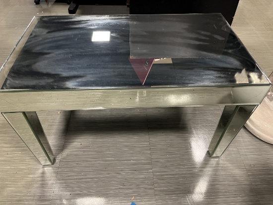 BRAND NEW Mirror Coffee Table W/ Mirrored Legs / 36" by 22" by 21" Tall