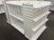 8' x 4' Four Sided Merchandise Rack with Slat Walls and End Caps
