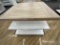 4' x 4' Solid Wood Top Display Table