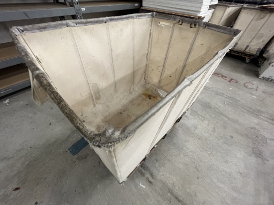 30" x 20" Half Sized Cloth Lined Rolling Bin