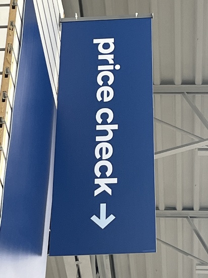 36" Price Check Sign