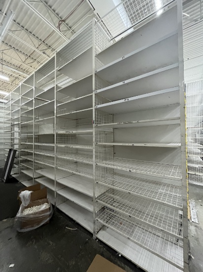 48" x 12' Metal Shelving Rack Section