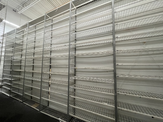 48" x 12' Metal Shelving Rack Section