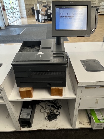 Toshiba Touch Screen Computer Printing Cash Register System with Digital APC Battery Backup