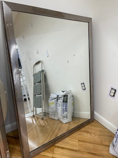 36" x 48" Silver Framed Mirrors