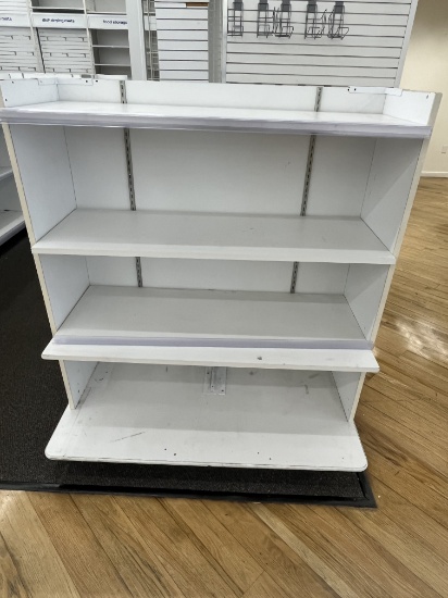 48" x 40" Self-standing Gondola Shelves with Slat Walls