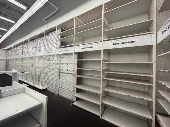 48' x 26" x 13' Shelving Rack System