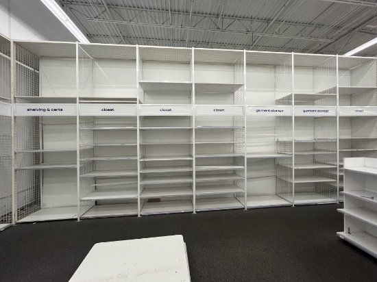 48" x 12' Metal Shelving Rack Section