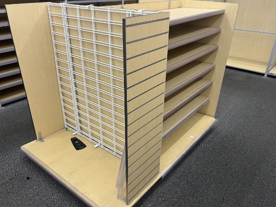 62" x 48" Multiple Shelf Product Display Racks with End Caps
