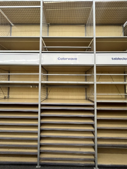 48" x 12' Metal Shelving Rack Section