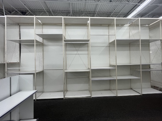 48" x 12' Metal Shelving Rack Section