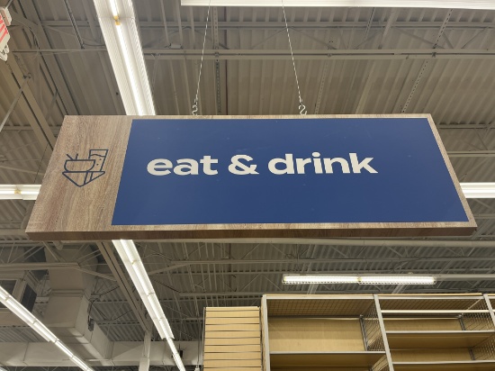 40" Eat & Drink Sign