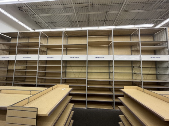 48" x 12' Metal Shelving Rack Section