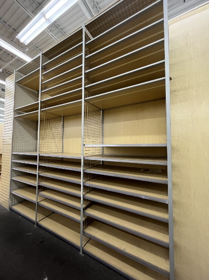 48" x 12' Metal Shelving Rack Section