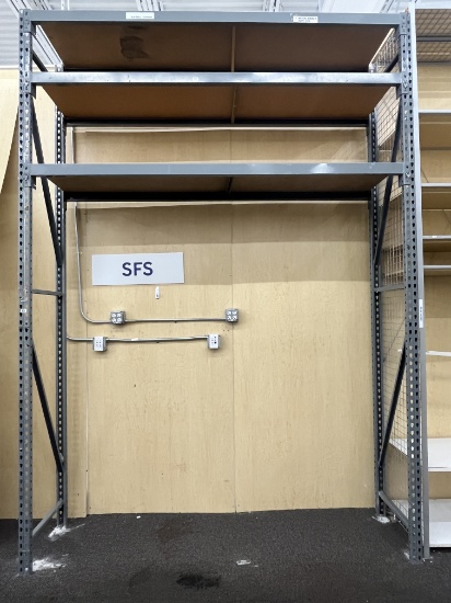 8' x 24" x 12" Tear Drop Pallet Racking