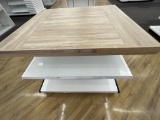 4' x 4' Solid Wood Top Display Table