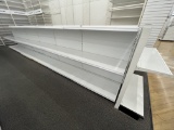 26' x 4' Double Sided Gondola Shelving Rack with End Cap