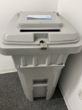Recycling Shredding Bin on Casters