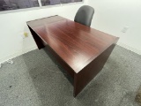 Office Desk with Rolling Chair
