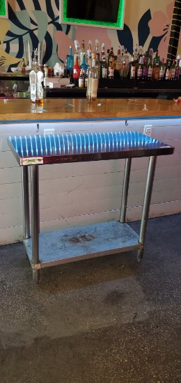 stainless table