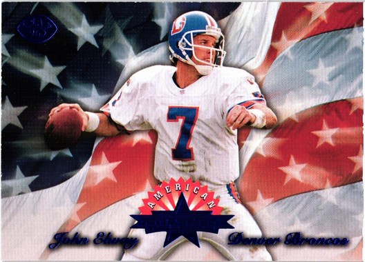 John Elway Broncos 1996 Leaf American All Stars