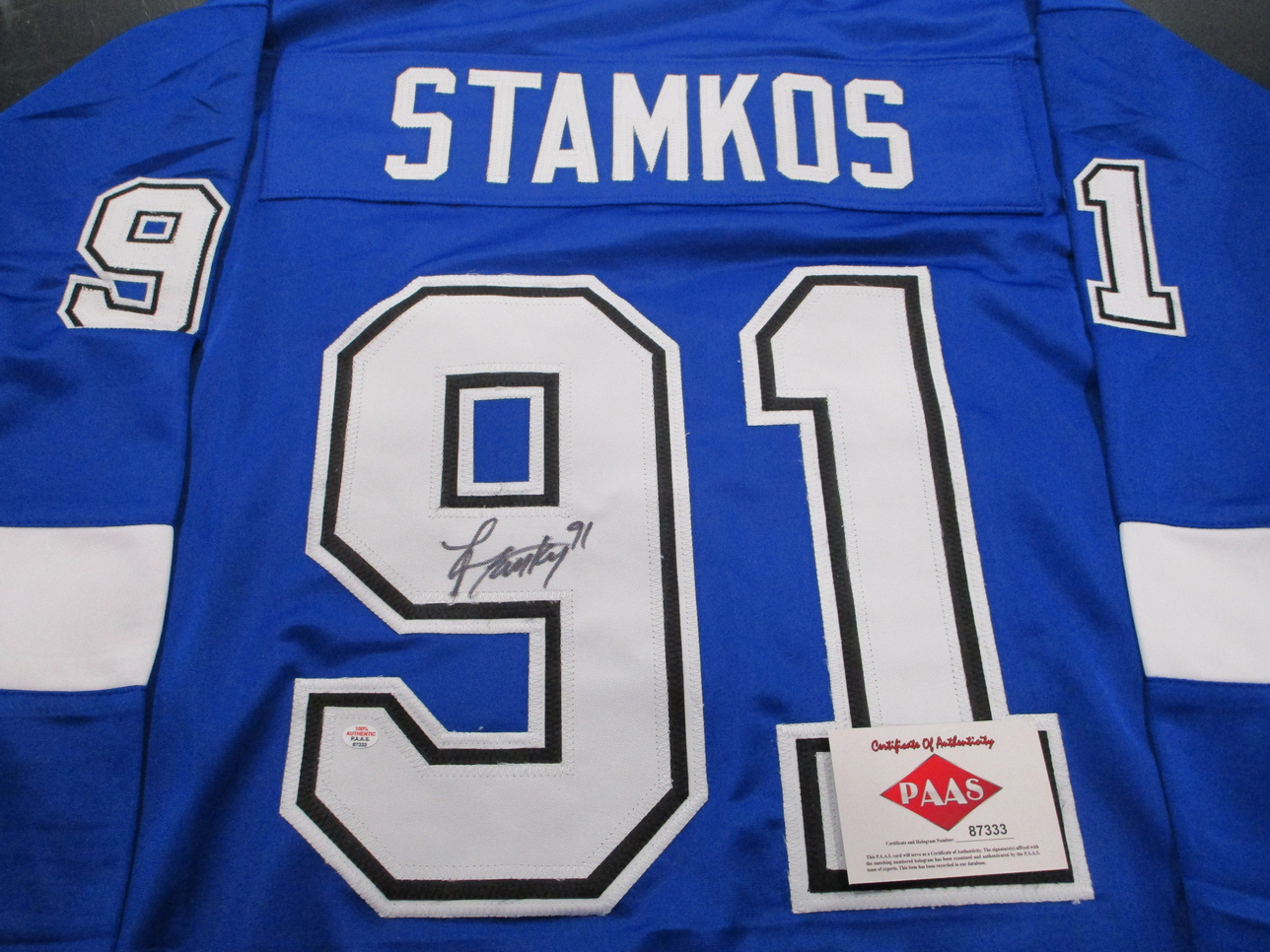 Steven Stamkos Signed Jersey - Tampa Bay Lightning - NHL Auctions