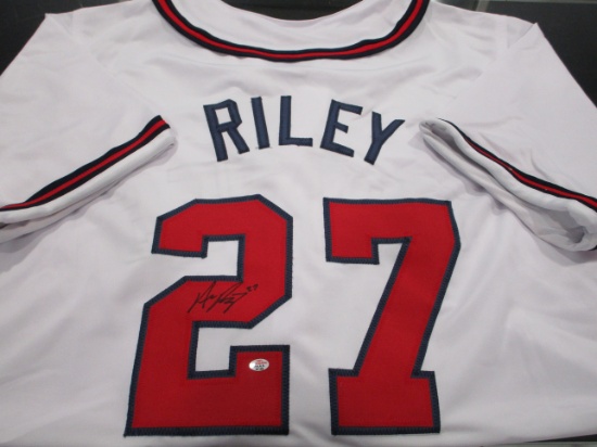 Austin Riley Signed Jersey (PSA COA)