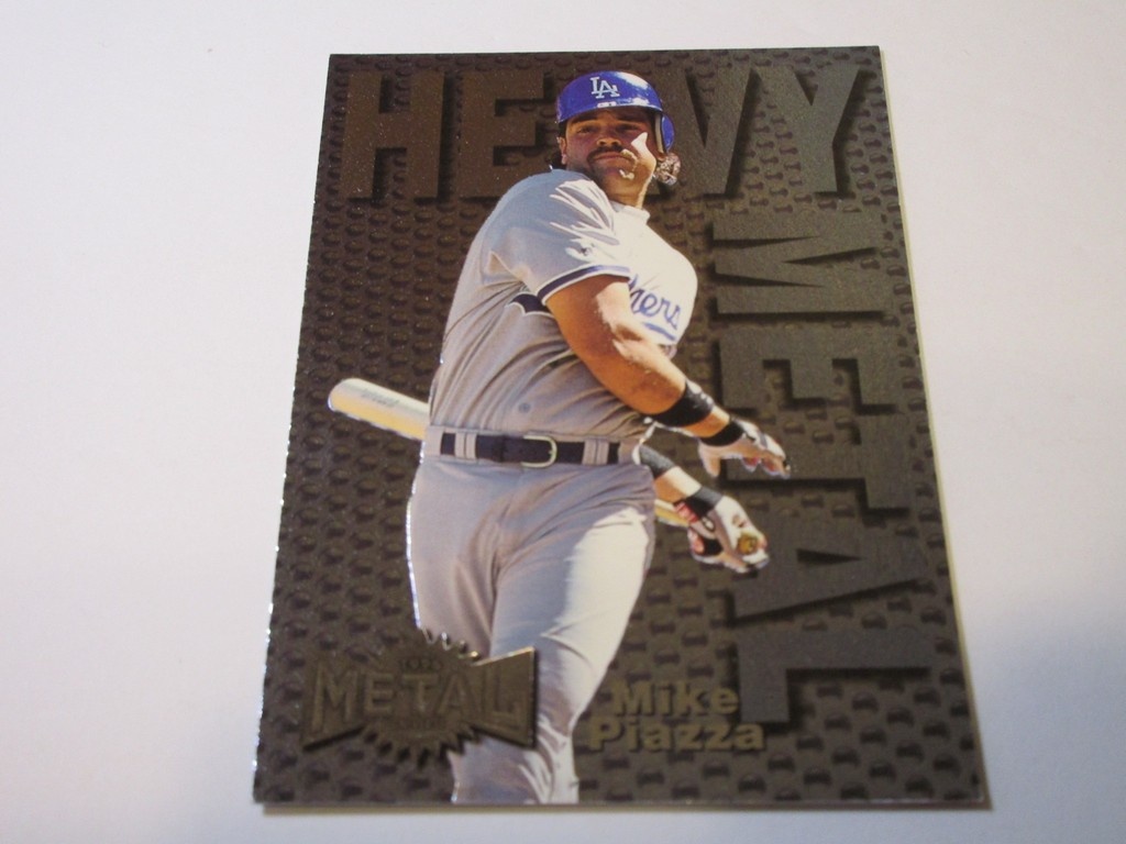 Mike Piazza Dodgers 1996 Fleer Metal Universe Heavy Metal #6/10, Art,  Antiques & Collectibles Collectibles Sports Memorabilia Sports Cards  Baseball Cards, Online Auctions