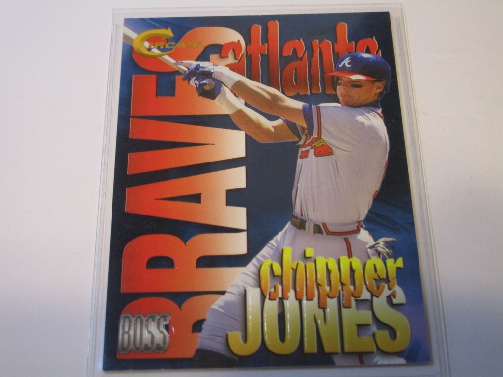 Chipper Jones Braves 1997 Circa Boss #10/20, Art, Antiques & Collectibles  Collectibles Sports Memorabilia Sports Cards Baseball Cards, Online  Auctions