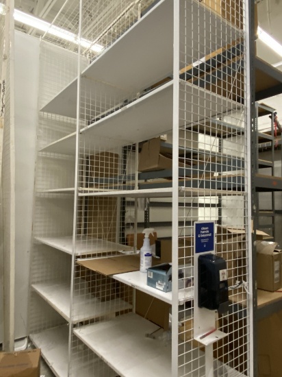 12' x 48" Wire Metal Shelving system with various amounts of shelves per Shelf Sections selling by t