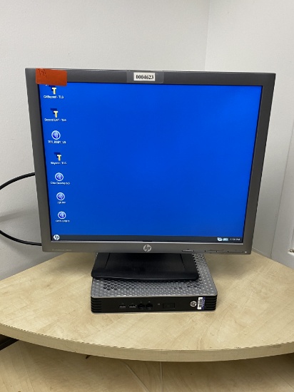 HP computer, monitor keyboard and mouse