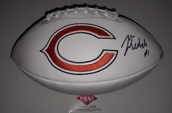 Justin Fields Signed Football - Chicago Bears with COA by PAAS