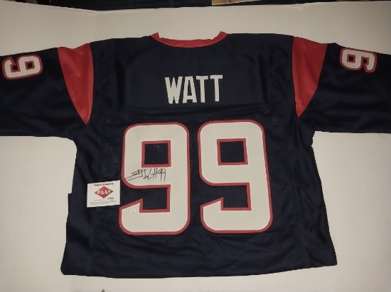 J. J. Watt Signed Jersey - Texans - COA by PAAS
