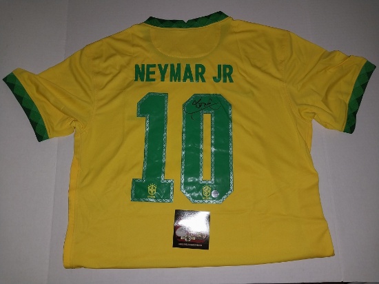 Neymar Jr. Signed Brazil Jersey- COA by Elite Authentication