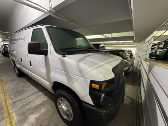 Ford Cargo Van with Art Institute Logo