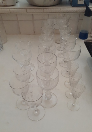 Small Cordial Glass lot
