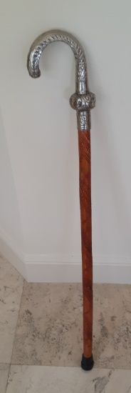Cane with metal Handle