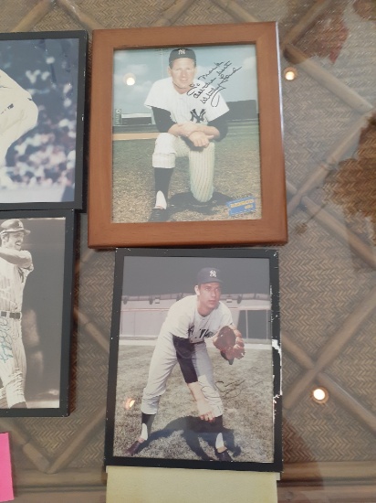 autographed photo - Various Baseball Players - NY Yankees -Whitey Ford, Ron Brimly