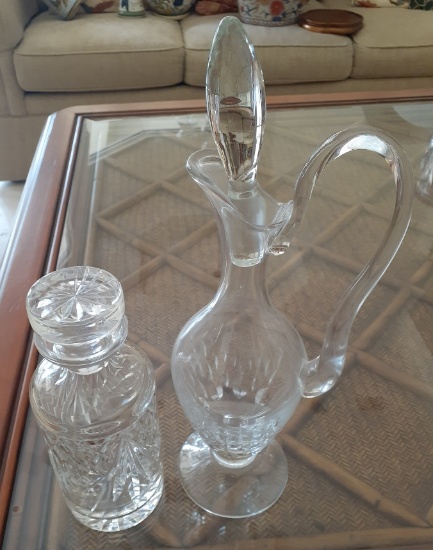 Decanter and Wine Pitcher
