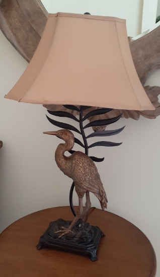 Erget Bird Lamp with shade