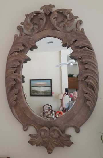 Palace Size Oval Mirror - 48 x 72 inches