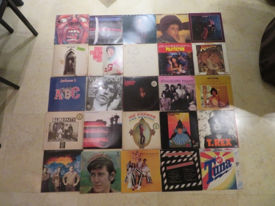 37 Vintage Collectible Albums - Bob Dylan, Jefferson Airplane, Santana and more