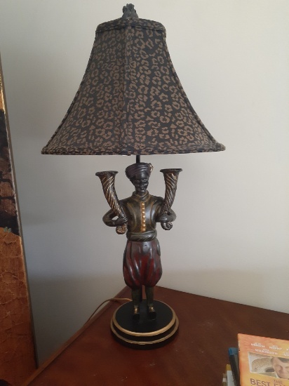 Indian Man Lamp with Shade